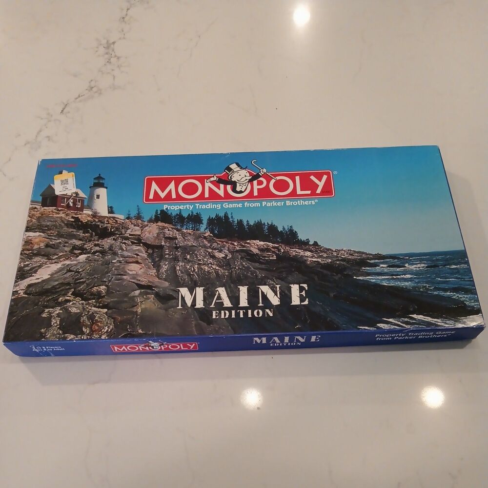 Monopoly Board Game Maine Edition Vintage 1999 USAopoly